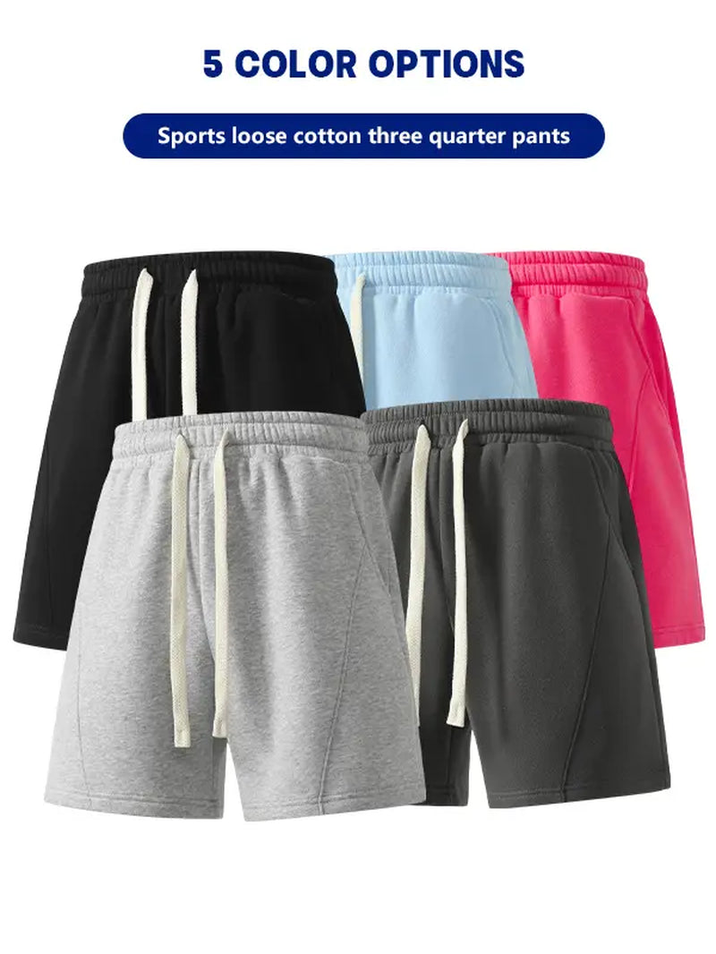 Men’s 3/4 Pocket Shorts – Lightweight, breathable, and comfortable. Great for running, workouts, outdoor activities, or everyday wear. Features drawstring waist, handy pockets, and multiple color options.