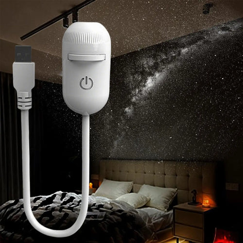 2-in-1 Galaxy Projector – Transform any room with a stunning starry sky display. Features dual lighting modes, relaxing night light effects, and USB power for easy use. Perfect for bedrooms, gaming setups, parties, or cozy nights in.
